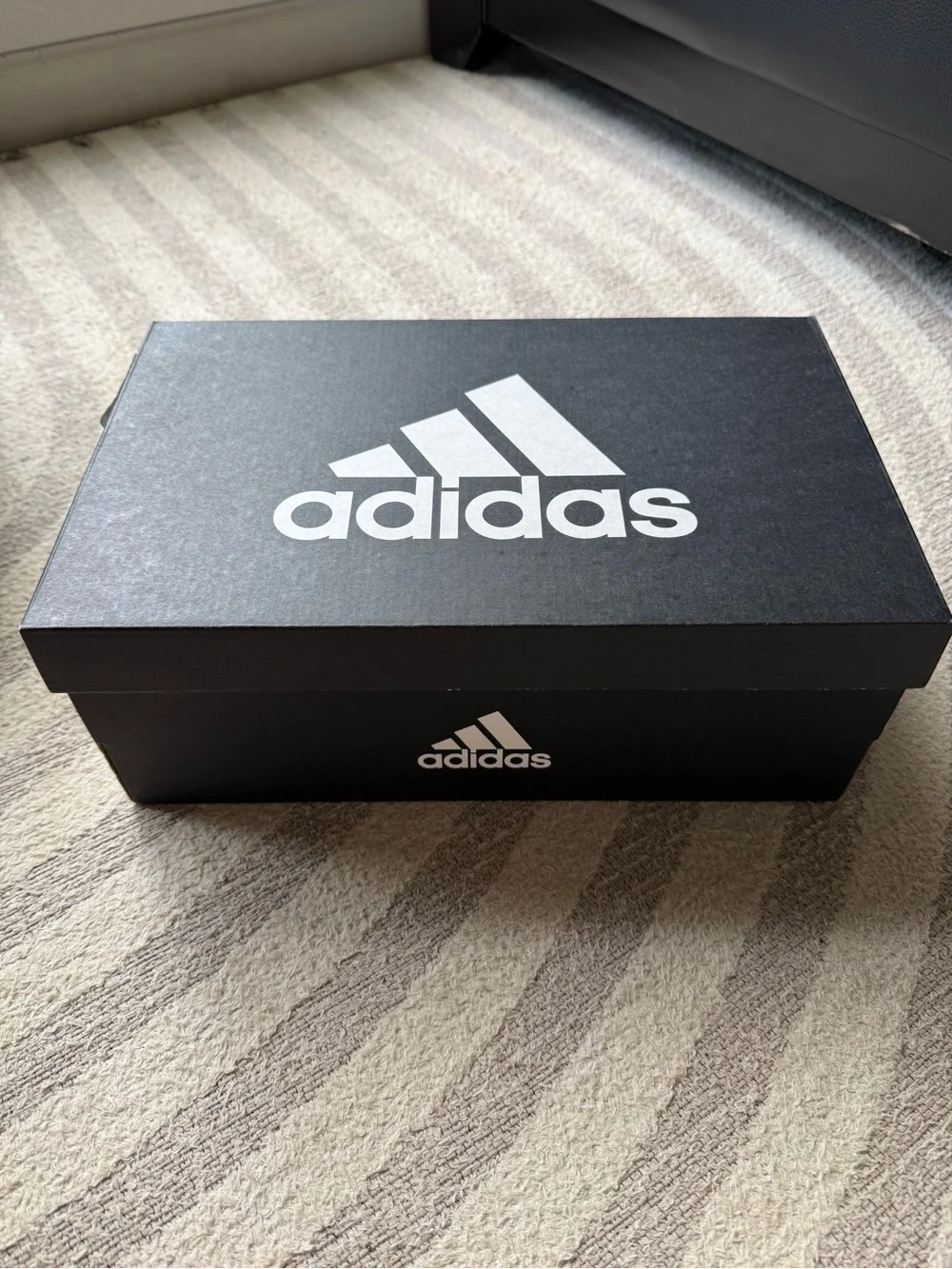 adidas Purple Athletic Running Shoes with Black Stripes